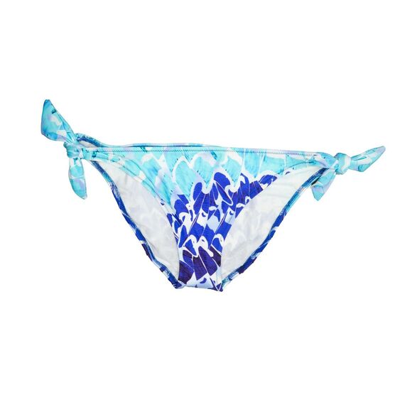 Gottex Swimwear Side Tie Bikini Bottom Blue Size 12 - Picture 1 of 2